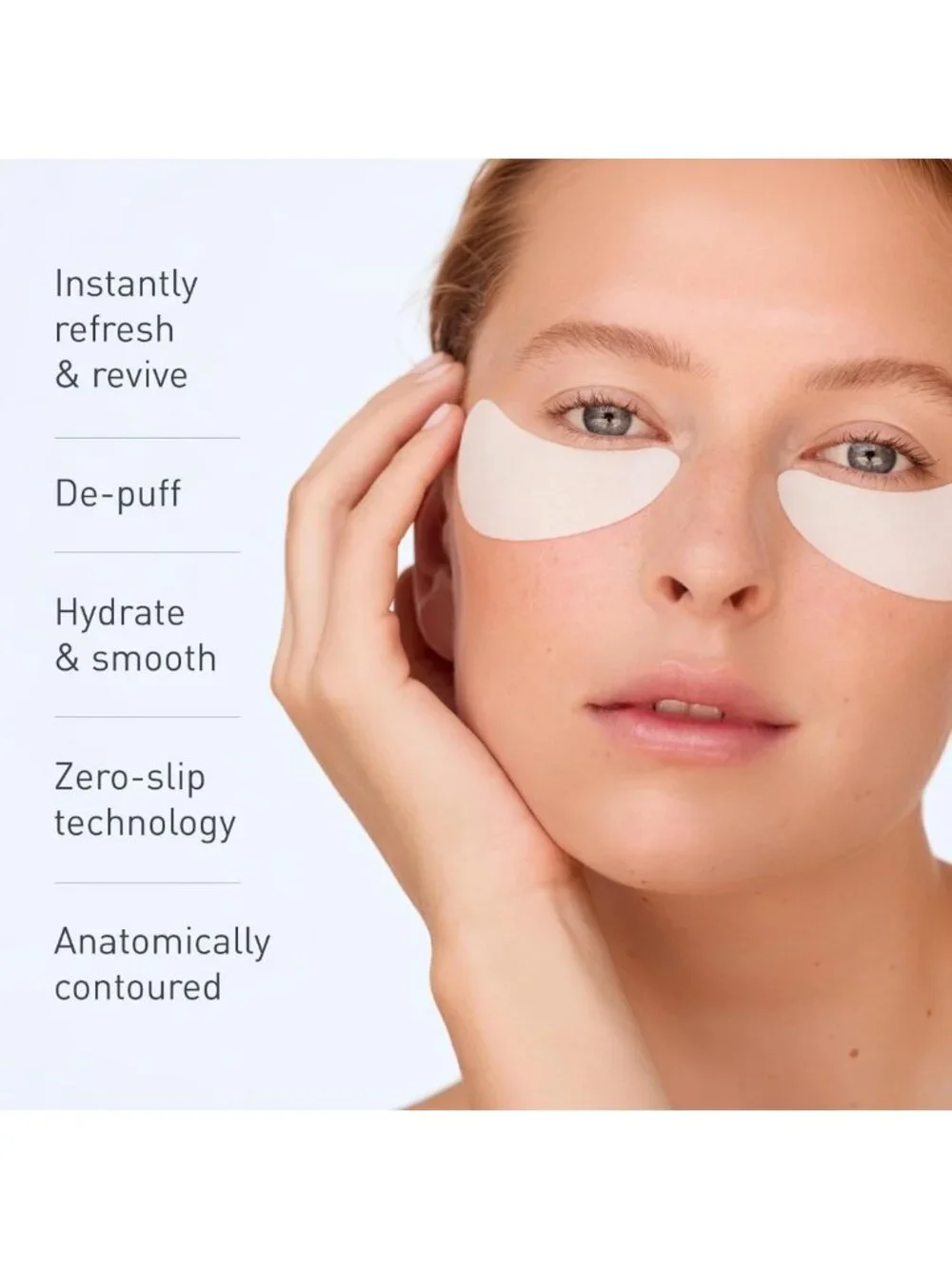 Hydrating Firming Eye Patches with Peptides & Coenzyme Q10 for Dark Circles